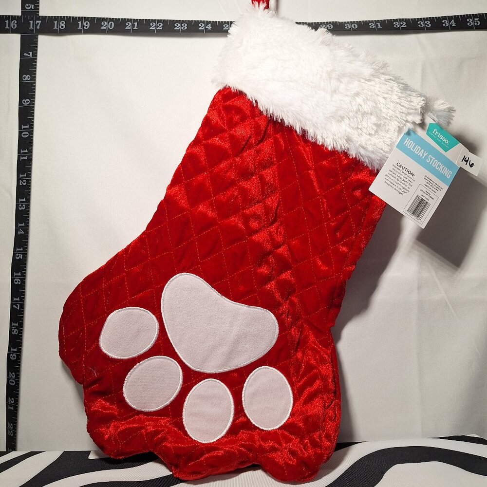 NWT Frisco Pet Paw Stocking